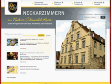 Tablet Screenshot of neckarzimmern.de